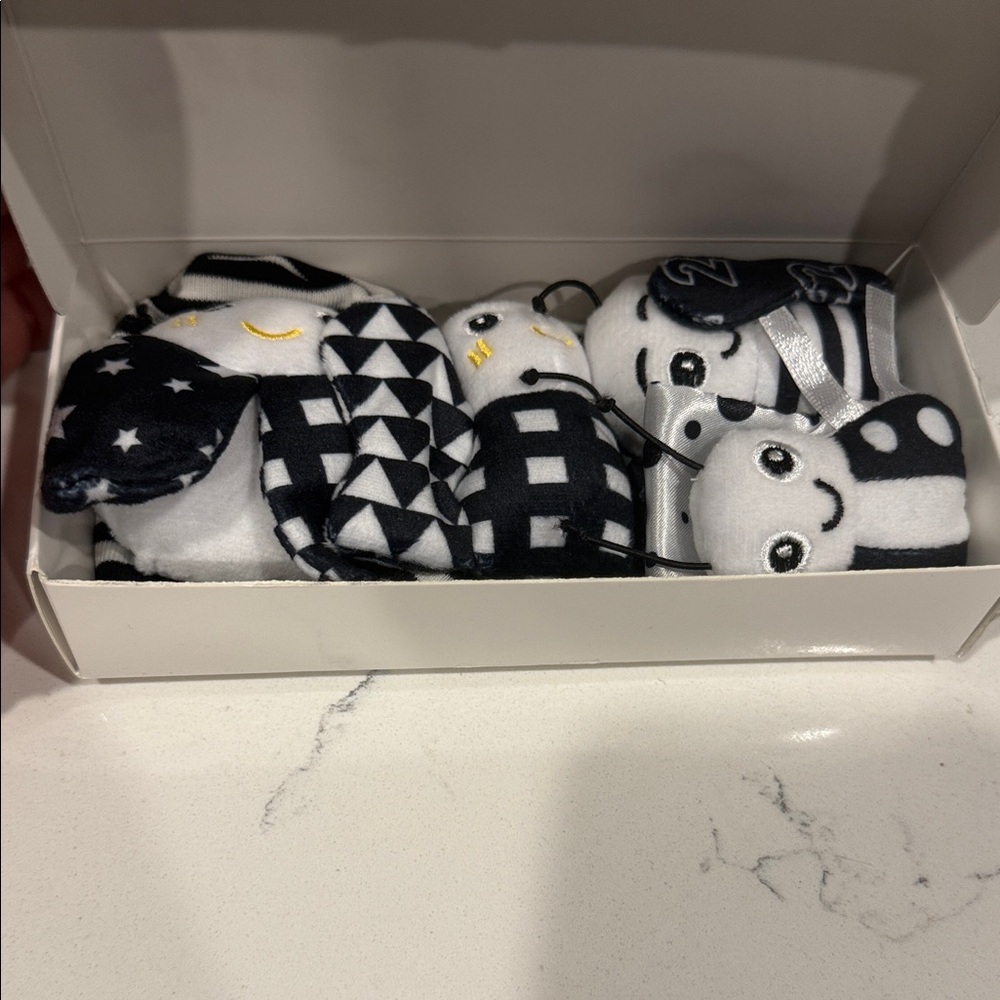 Monochrome Baby Sensory Toy Set